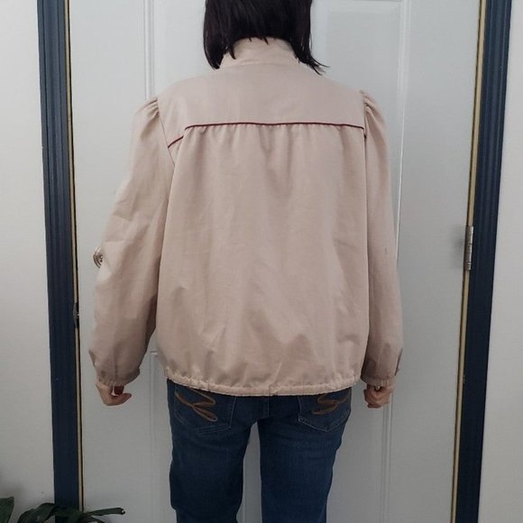 80s Tan Windbreaker - Picture 3 of 4